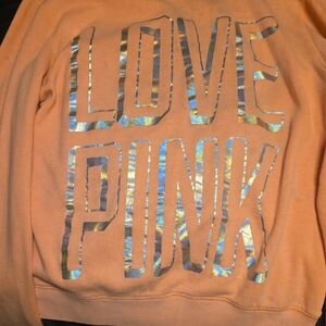 Victoria's Secret PINK Peach Terry Hoodie